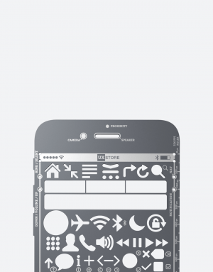 iPhone Stencil